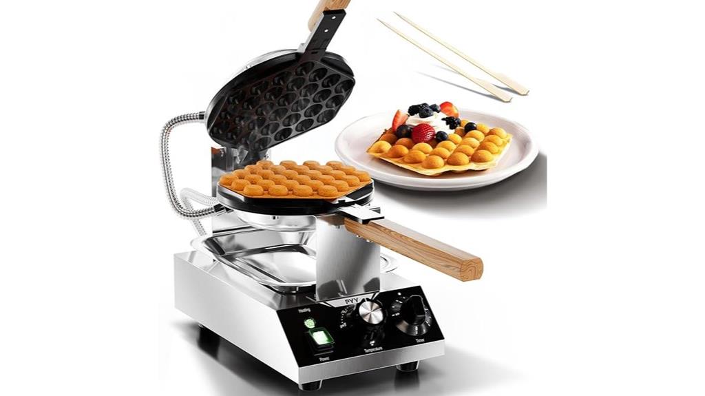 commercial egg puff waffle maker