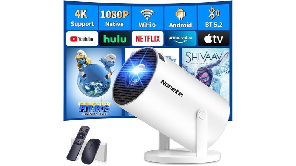 compact 4k wifi projector