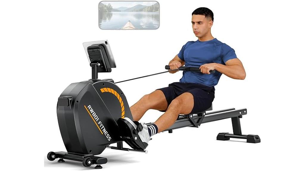 compact home rowing machine