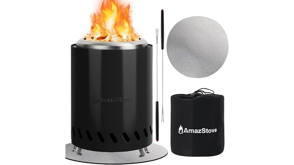 compact outdoor fire pit