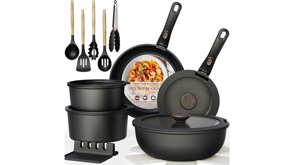 complete 21 piece cookware set