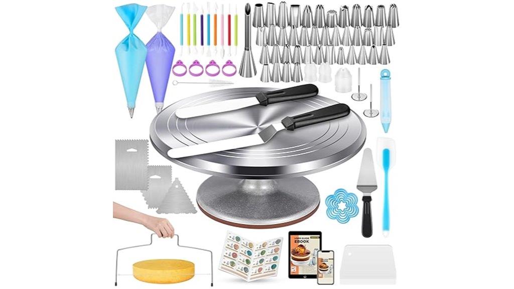 comprehensive cake decorating set