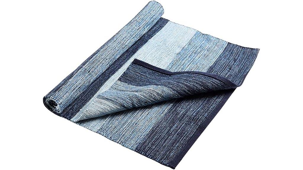 cotton yoga rug