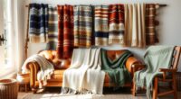 cozy boho throw blankets