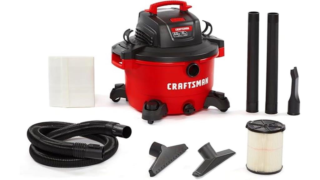 craftsman 12 gallon wet vac