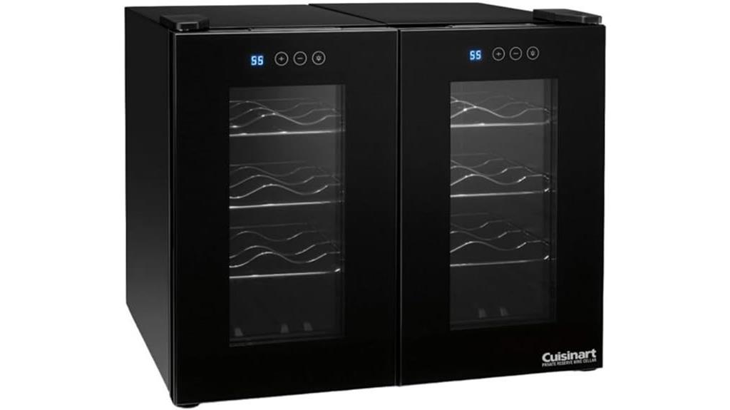 cuisinart 16 bottle wine cooler