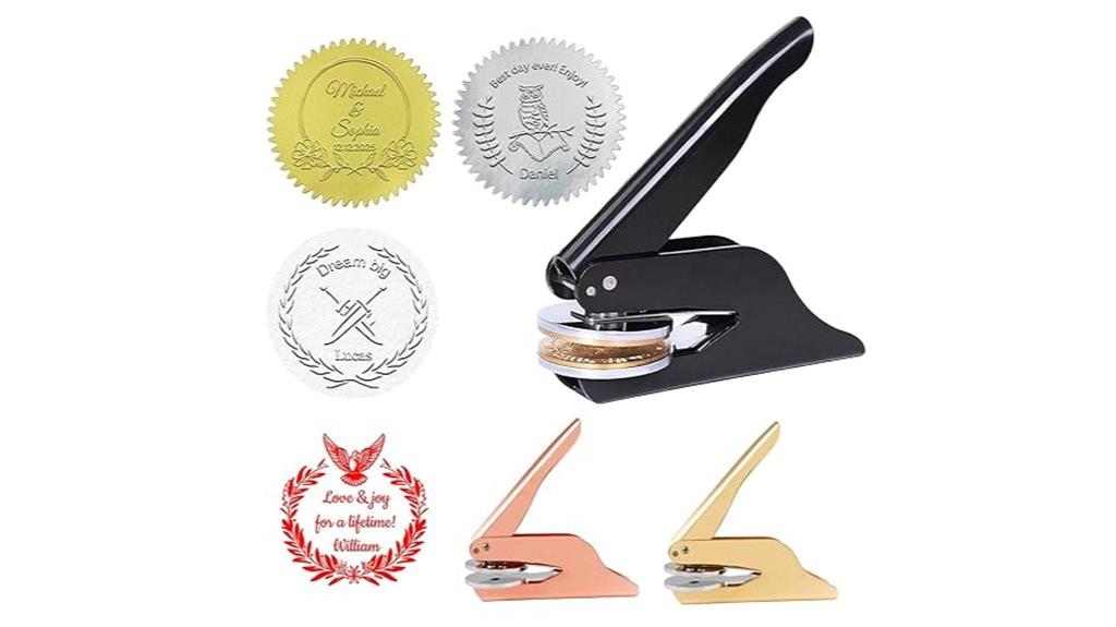 custom metal book embosser