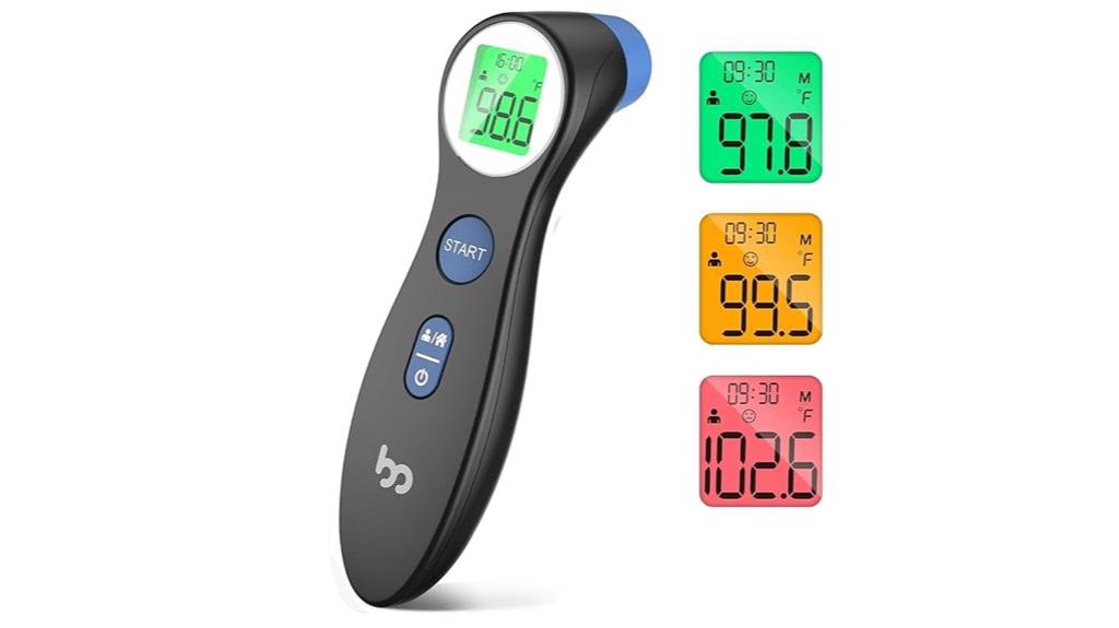 digital forehead temperature device