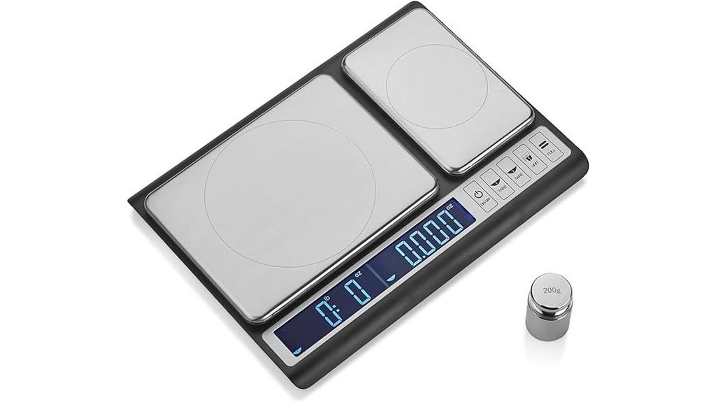 digital kitchen scale with tare