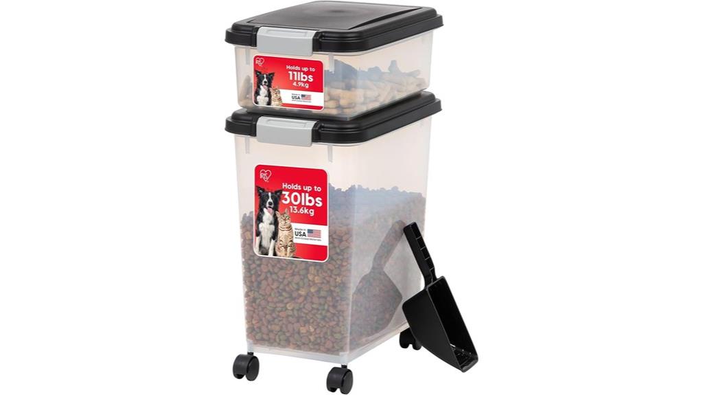 dog food storage combo