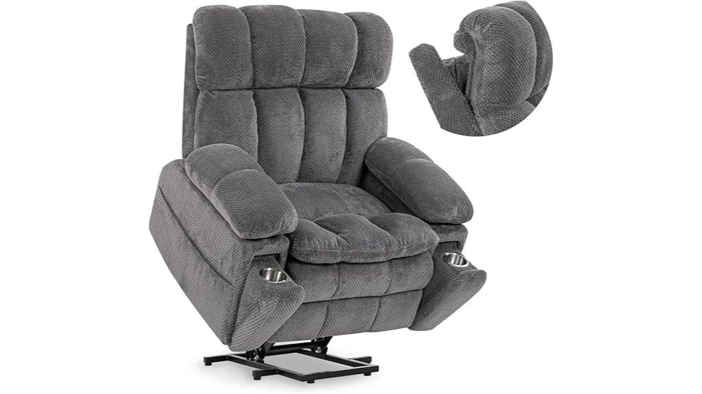 dual motor recliner with heat