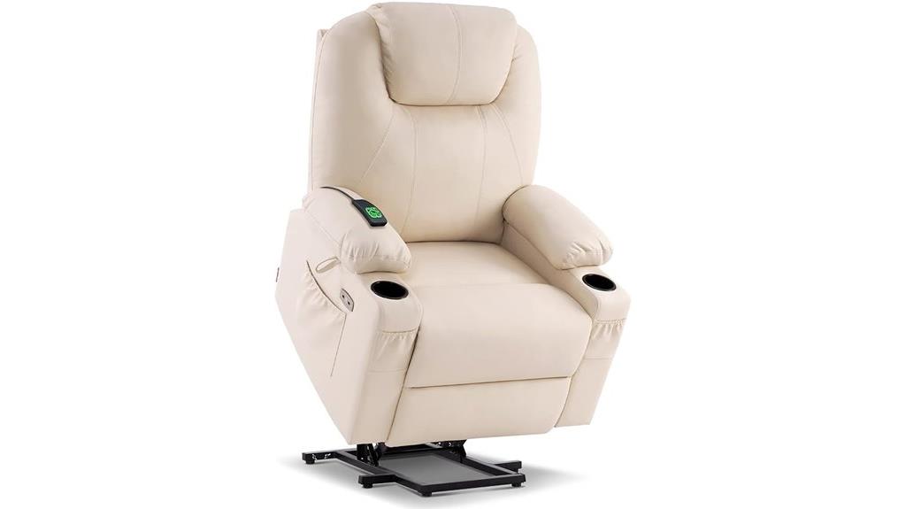 dual motor recliner with heat