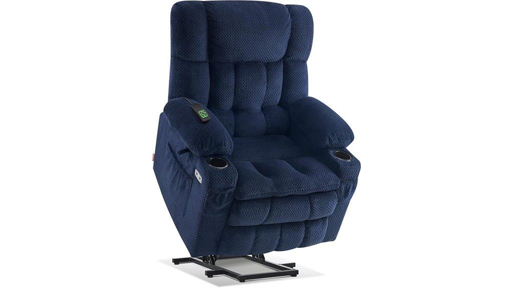 dual motor recliner with massage