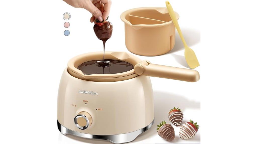 dual pot chocolate melter