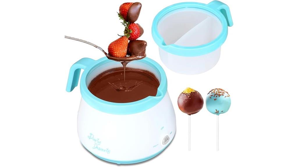 dual pot electric fondue