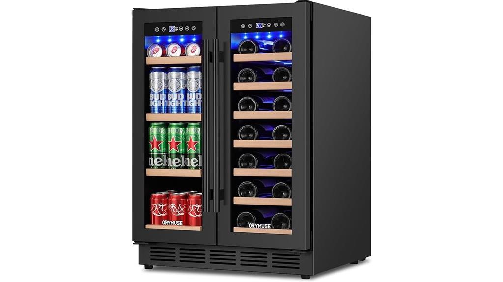 dual zone wine cooler