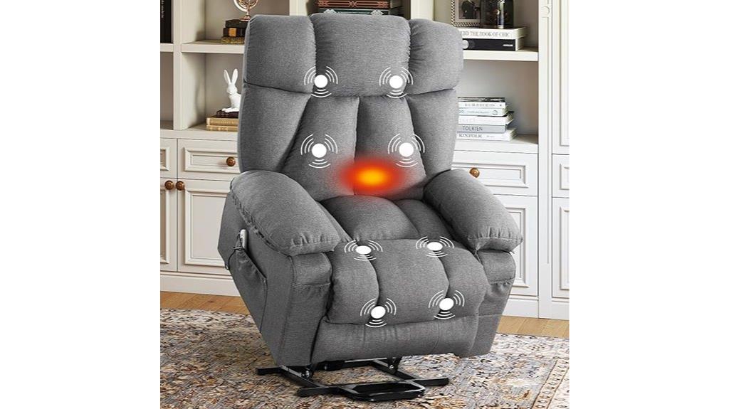 elderly recliner with massage