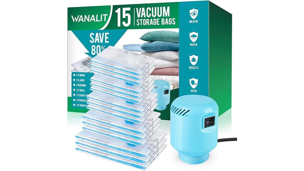 electric pump vacuum bags