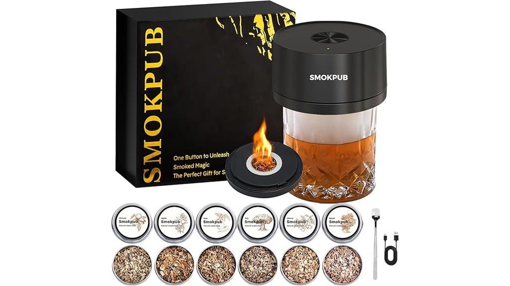 electric whiskey smoking kit