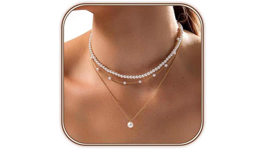 elegant pearl necklace design