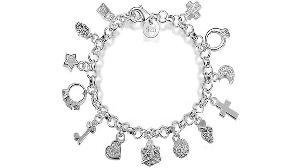 elegant silver women s bracelet