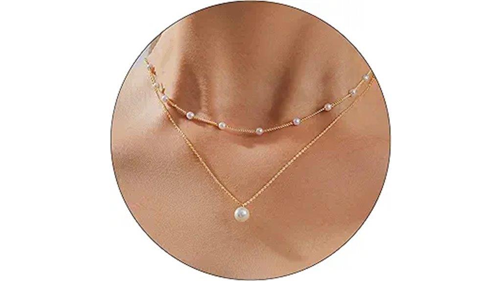 elegant women s pearl necklace