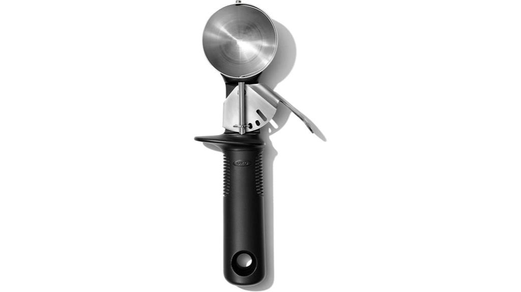 ergonomic ice cream scoop