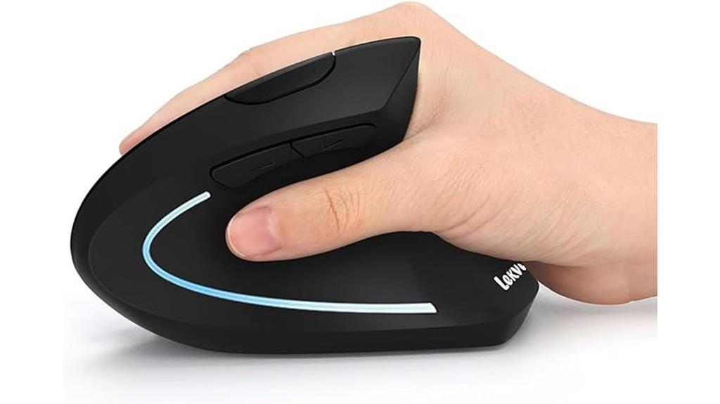 ergonomic wireless vertical mouse