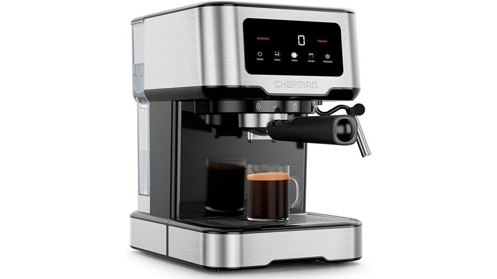 espresso machine with pump