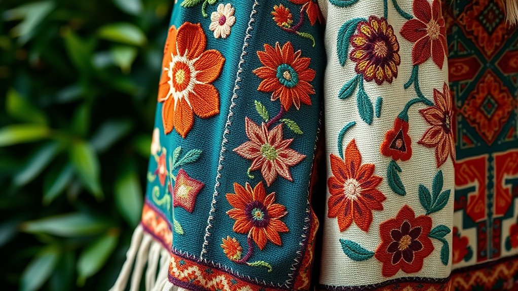 fabric embroidery fit color