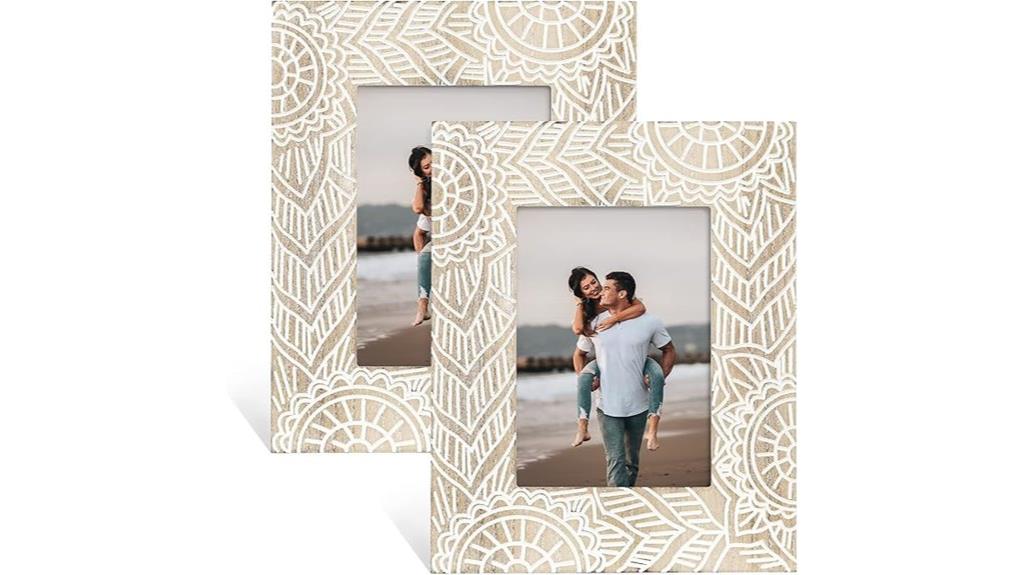 farmhouse boho photo frames