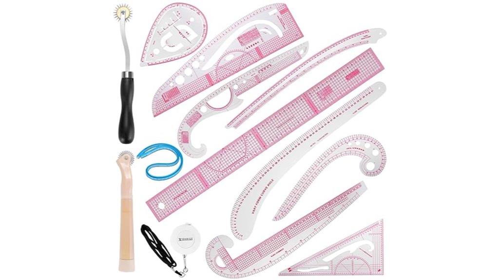 fashion design ruler set