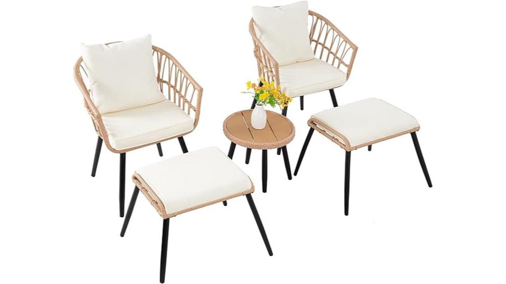 five piece outdoor set