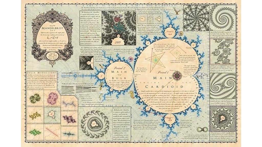 fractal poster 54x36 inches