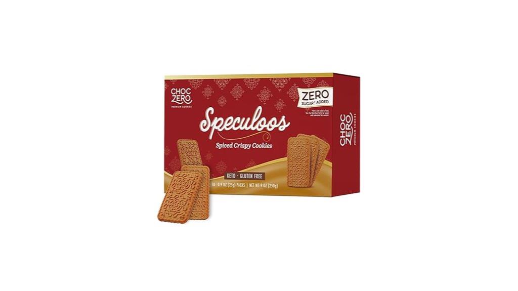 gluten free sugar free speculoos cookies