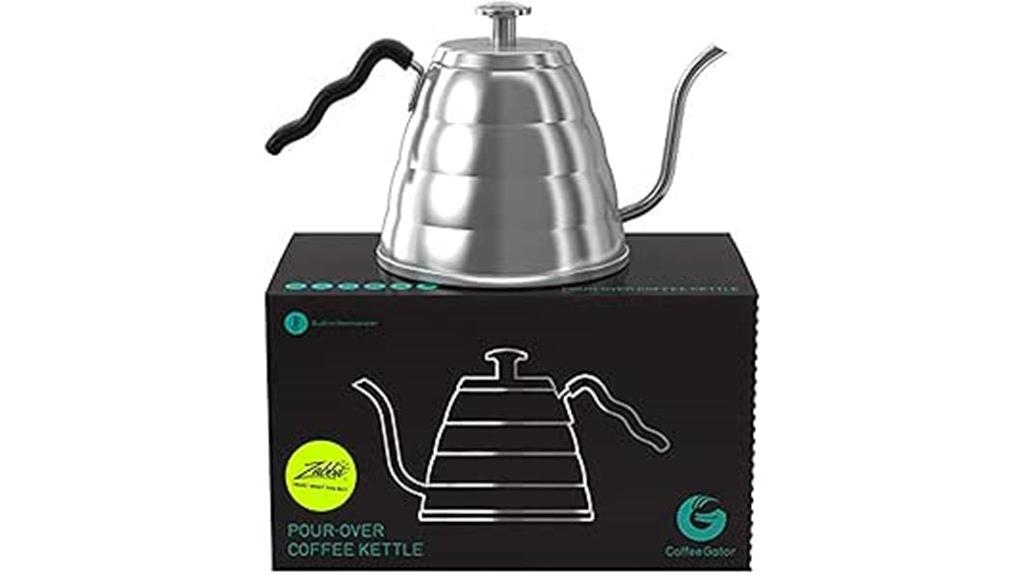 gooseneck kettle with thermometer