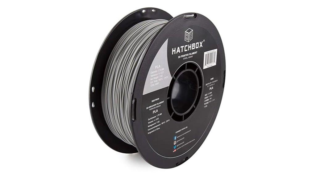 gray pla filament 1 75mm