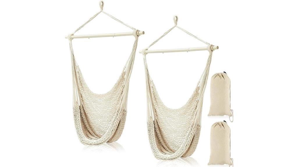 hanging hammock chair with bars