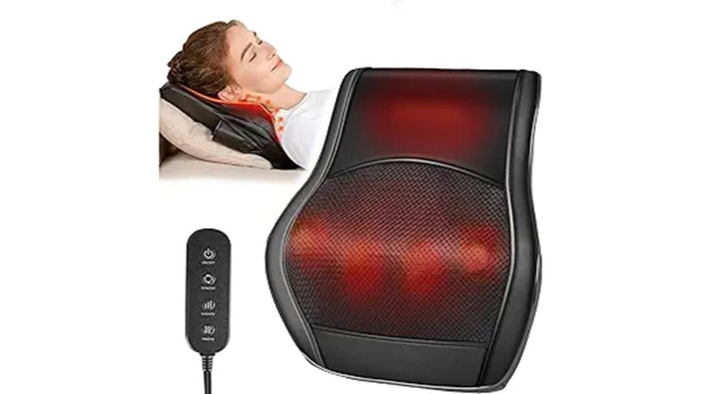 heat shiatsu neck massager