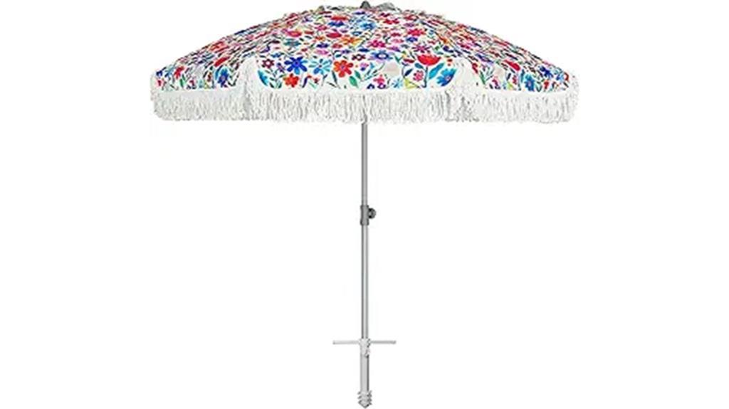 heavy duty 6 5ft beach umbrella