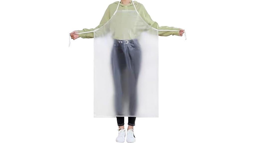 heavy duty transparent apron