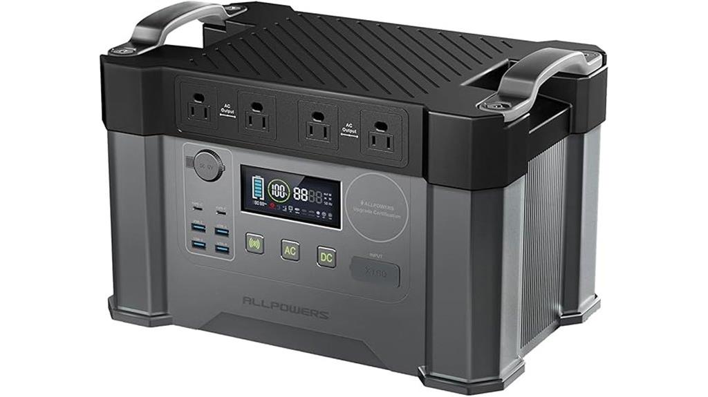 high power portable solar generator