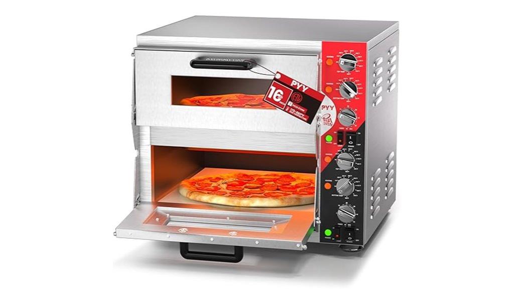 indoor double decker pizza oven