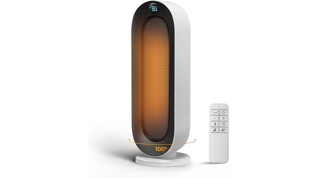 indoor electric heater with oscillation