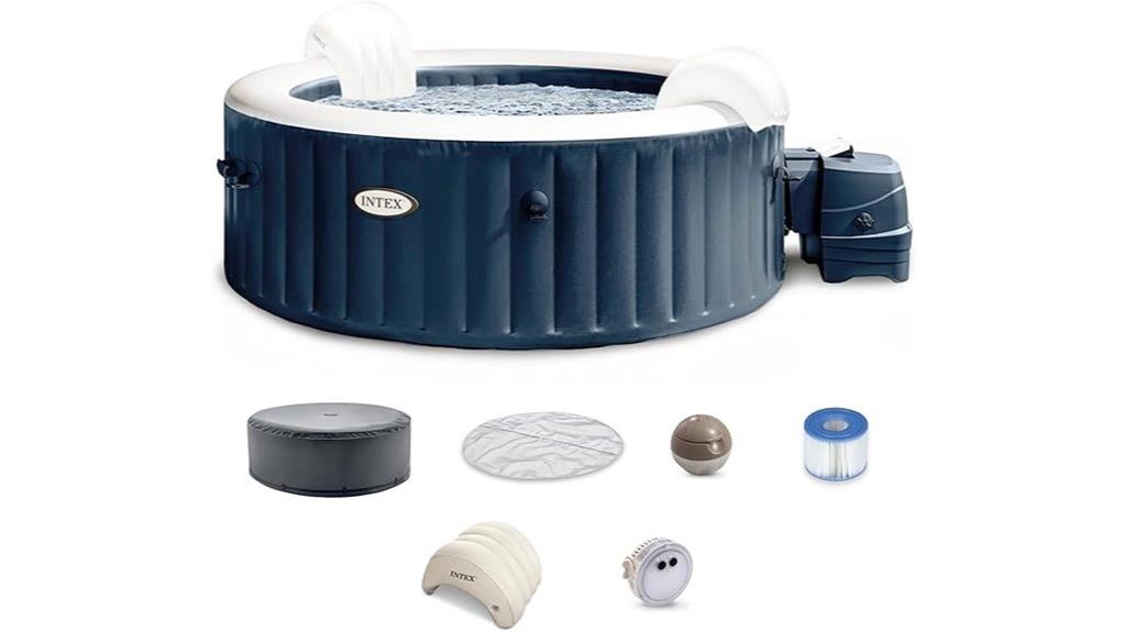 inflatable bubble massage spa