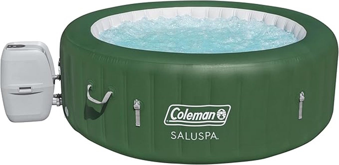 inflatable hot tub dimensions