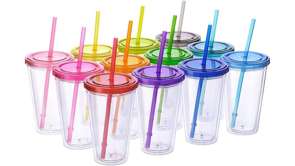 insulated tumbler with accessories