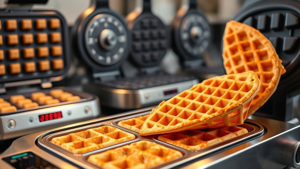 key waffle cone maker features