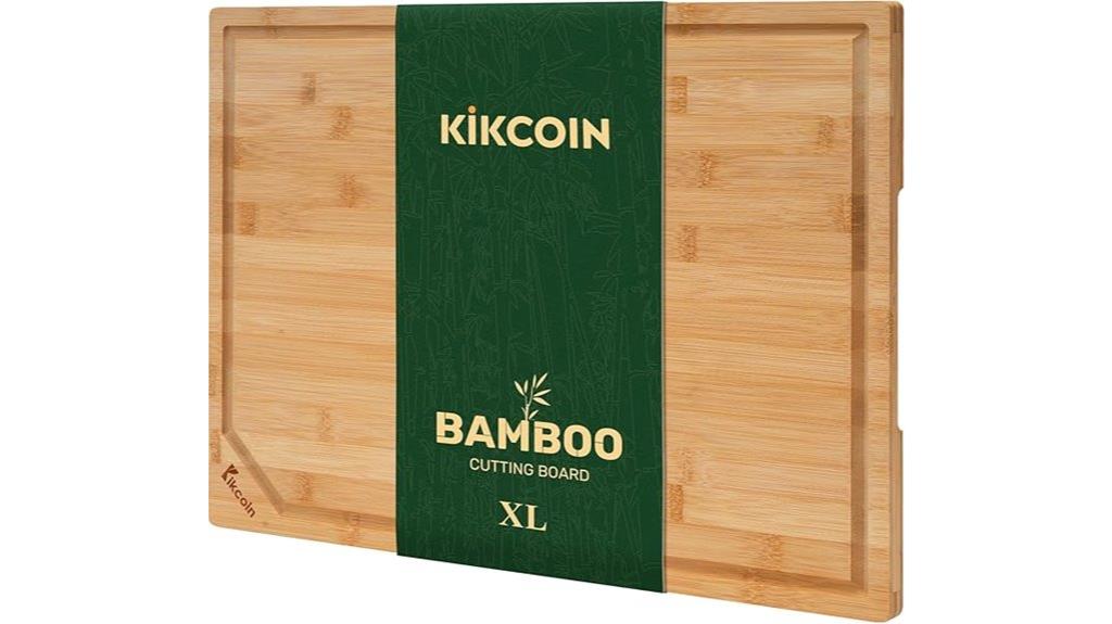 kikcoin bamboo cutting board