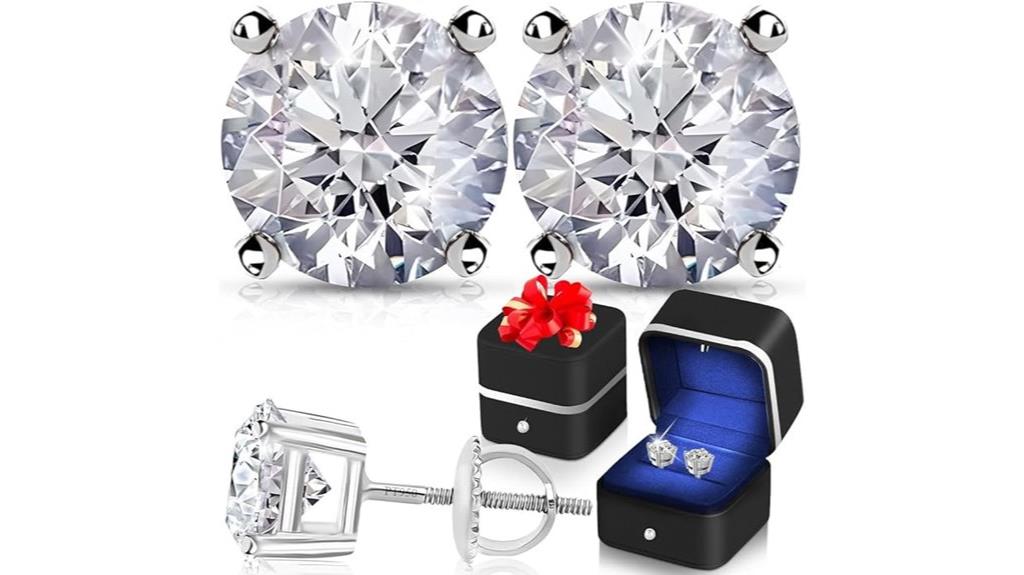 lab grown diamond earrings